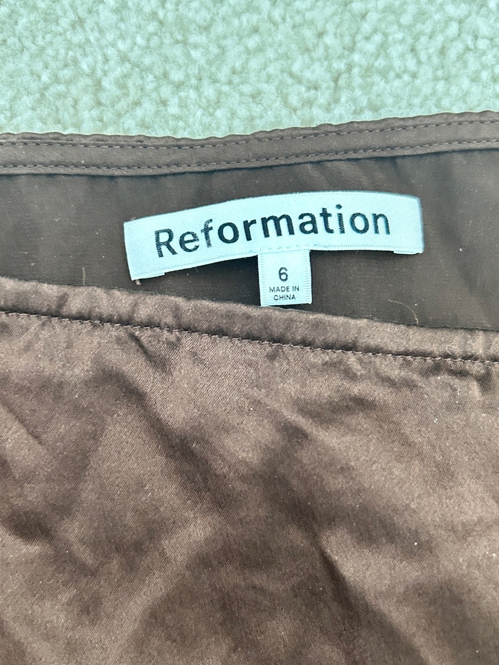 Reformation Layla Brown Maxi Skirt - Picture 2 of 3